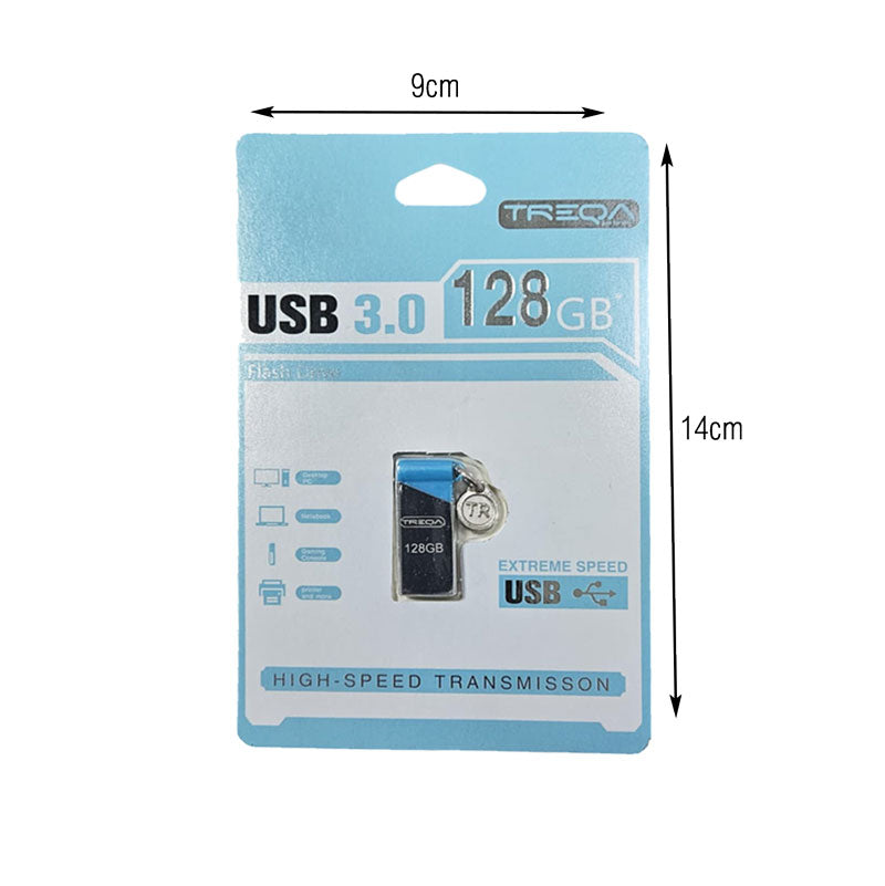 Treqa Στικάκι USB 128GB 3.0 - USB 3.0 Flash Drive Treqa