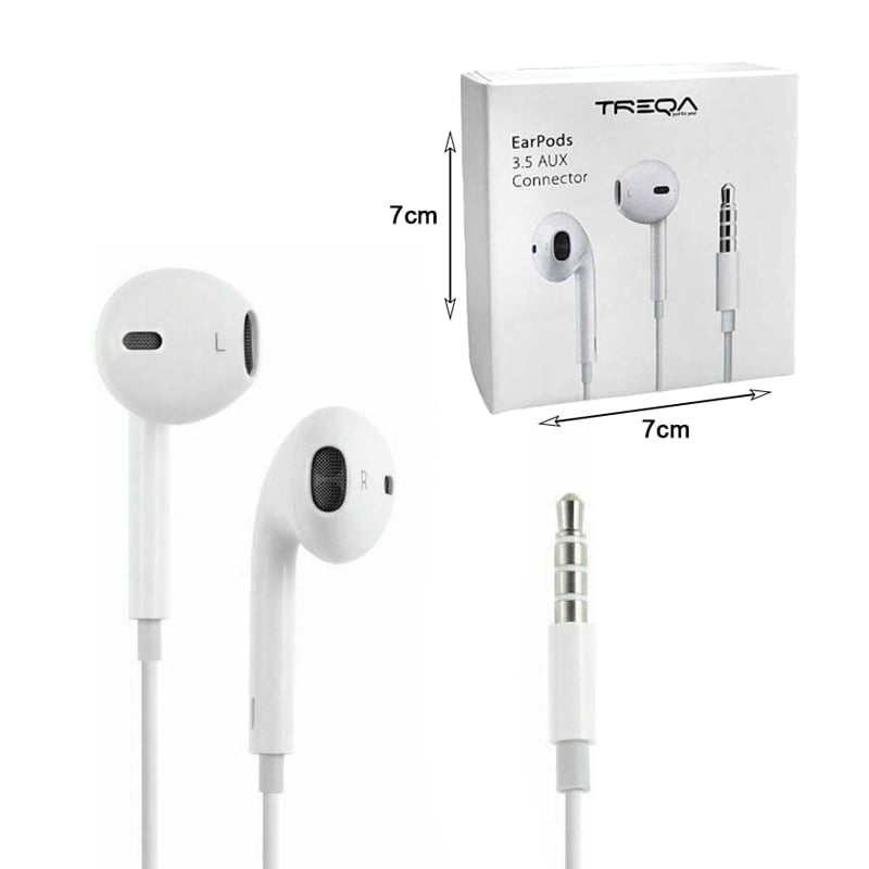 Treqa ενσύρματα ακουστικά 3.5 AUX - EarPods Earbuds Earphones Treqa