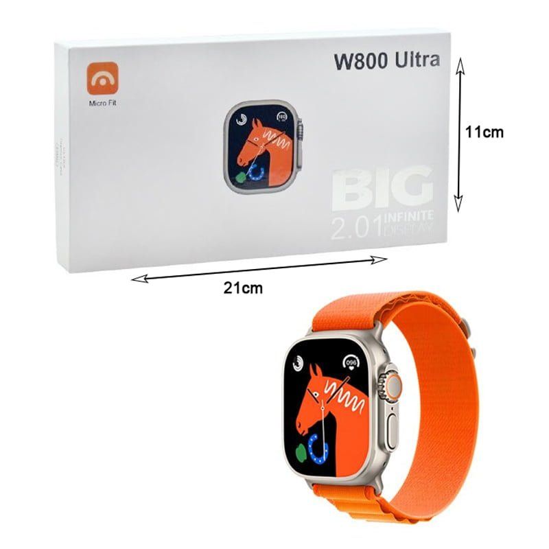 Smartwatch W800 Ultra 2.01 Infinite Display 49mm OEM