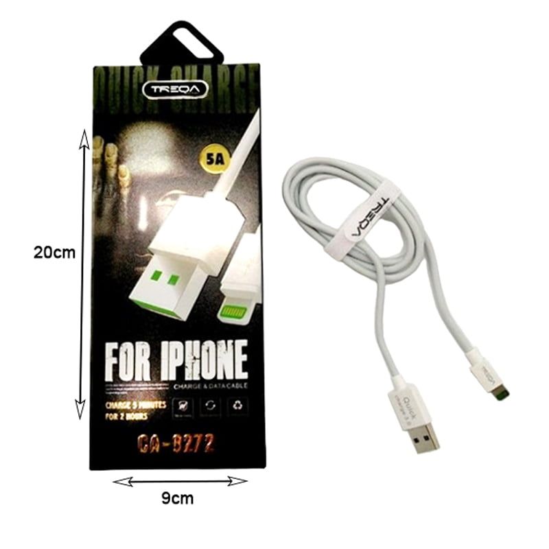 Treqa Καλώδιο Φόρτισης Iphone Ios 5Α Ca-8272 - Charge & Data Cable For Ios Treqa