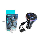 Treqa Πομπός αυτοκινήτου φορτιστής MP3 Player MP-3-7 RGB 3.1A – Car MP3 Treqa