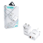 Treqa Φορτιστής Γρήγορης Φόρτισης PD 38W με Θύρα USB και Type C CH-635 - Fast Charging OEM