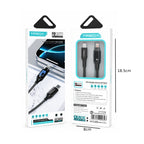 Treqa Καλώδιο USB-C σε Lightning PD 27W Γωνιακό 90° 1.2m CA-80054 - USB-C to Lightning PD 27W 90° Fast Charging Cable 1.2m CA-80054 OEM