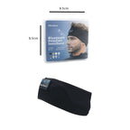 Αθλητική Κορδέλα Κεφαλής Bluetooth με Ακουστικά MiniBand - MiniBand Bluetooth Headset Sweatband - Ασημί - Μαύρο - Μπλε OEM