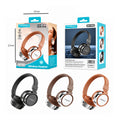 Treqa Ασύρματα Bluetooth Ακουστικά Αναδιπλούμενα Hi-Fi Wireless Headphones XH-641 - Foldable Hi-Fi Bluetooth Wireless Headphones - Καφέ OEM