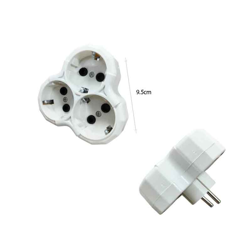 Πολύπριζο αντάπτορας ταφ 3 θέσεων 16Α/250V - Multi-socket adapter taf OEM