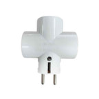 Πολύπριζο αντάπτορας ταφ 3 θέσεων 16Α/250V - Multi-socket adapter taf OEM