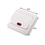 Songrui Διακόπτης λευκός με Λαμπάκι– Wall switch OEM