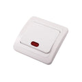 Songrui Διακόπτης λευκός με Λαμπάκι– Wall switch OEM