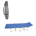 Πτυσσόμενο Κρεβάτι Camping με Τσάντα Μεταφοράς 186cm - Folding Camping Bed with Carry Bag - Γαλάζιο - Πράσινο - Ροζ OEM