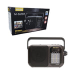 Meier Ρετρό Φορητό Ραδιόφωνο Bluetooth με Φακό και USB/TF M-567BT Meier