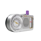 Meier Επαναφορτιζόμενο Φορητό Ραδιόφωνο M-572BT - Radio - Ασημί Meier