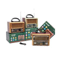 NNS Ραδιόφωνο NS-8135BT - Radio - Καφέ - Σκούρο καφέ NNS