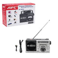 Φορητό Ραδιόφωνο FM AM SW με USB TF και Bluetooth M-15BTS - Portable FM AM SW Radio with USB TF and Bluetooth - Γκρι - Χρυσό OEM
