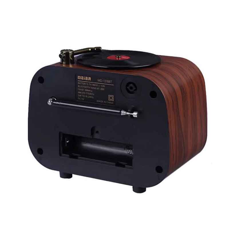 Ρετρό Φορητό Ραδιόφωνο Bluetooth FM AM SW με USB TF AUX NEIER MD-1318BT - Retro Portable Bluetooth Radio FM AM SW with USB TF AUX NEIER MD-1318BT - Χρυσό OEM