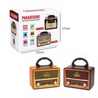 Ρετρό Φορητό Ραδιόφωνο - Retro Portable Radio - Καφέ OEM