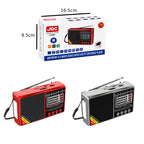 Φορητό Ραδιόφωνο Bluetooth JOC H10BT AM/FM/SW με USB, TF & Επαναφορτιζόμενη Μπαταρία - JOC H10BT Portable Bluetooth AM/FM/SW Radio with USB, TF & Rechargeable Battery - Γκρι OEM