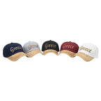 Καπέλο Τζόκεϊ με Κέντημα Greece - Embroidered Baseball Cap - Γαλάζιο - Εκρού - Κόκκινο - Μαύρο - Μπεζ OEM