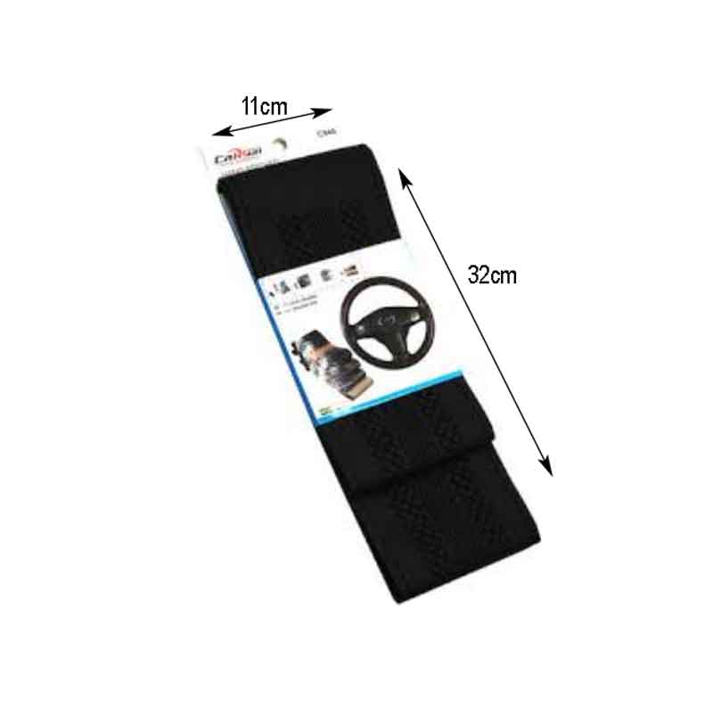 Ραφτό κάλυμμα τιμονιού Carsun - Steering wheel cover OEM
