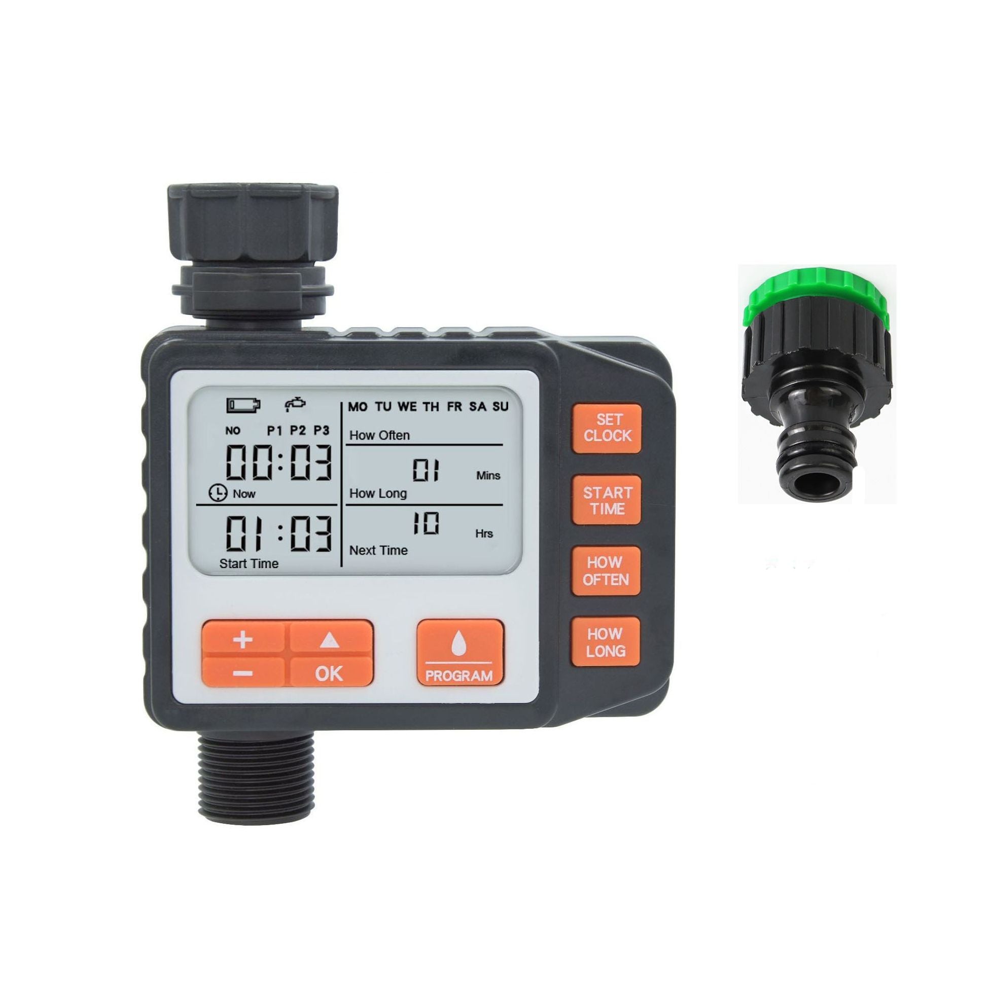 Χρονοδιακόπτης ποτίσματος με οθόνη LCD - Watering timer with LCD screen OEM