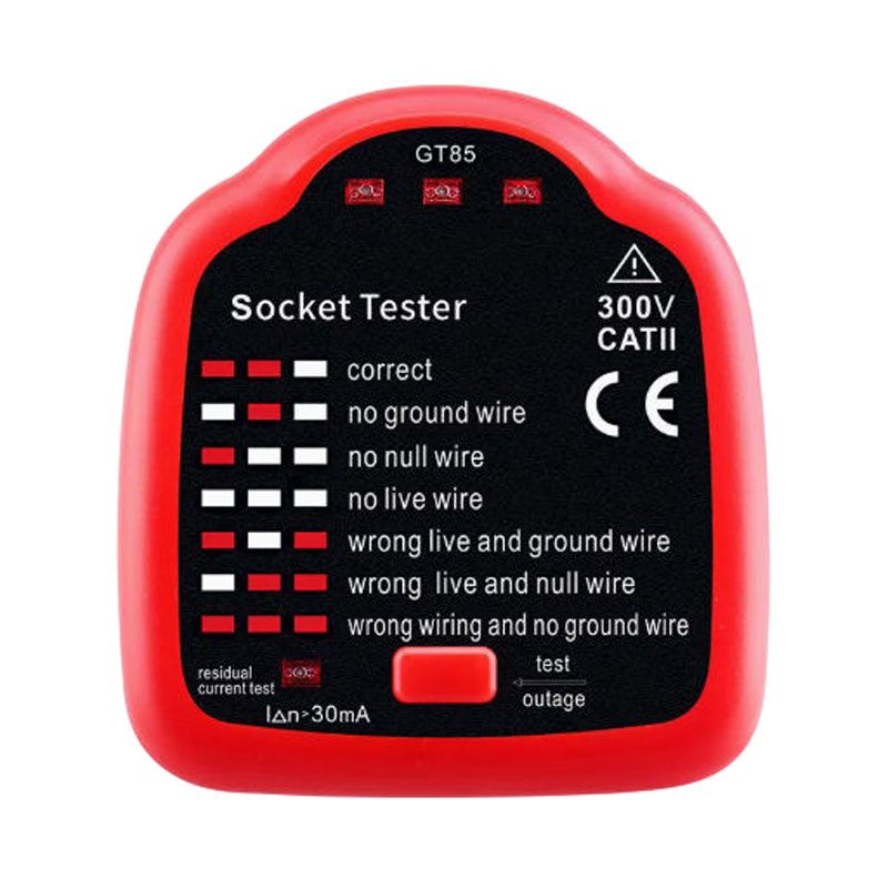Benetech Δοκιμαστής Πρίζας Ρεύματος GT85 - Socket Tester OEM