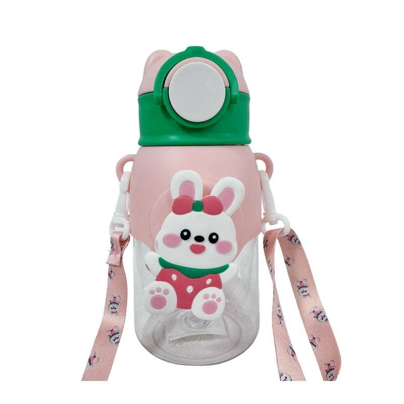 Παιδικό Παγούρι - Kids Water Bottle - Μπεζ - Μπλε - Πράσινο - Ροζ OEM