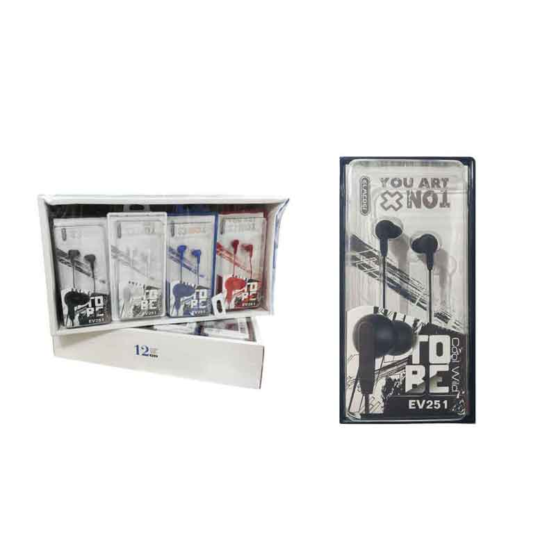 Elmcoei Ενσύρματα ακουστικά EV-251 Jack 3,5mm - Earphones Elmcoei