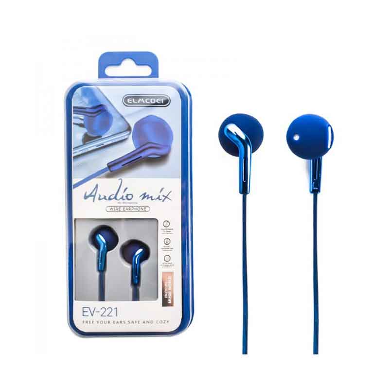Elmcoei Handsfree Ακουστικά Audio Mix Ev-221 3.5mm Jack - Earphones Elmcoei