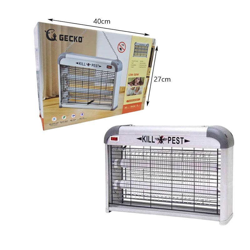 GECKO Ηλεκτρική Εντομοπαγίδα UV – Pest Killer 20W GECKO