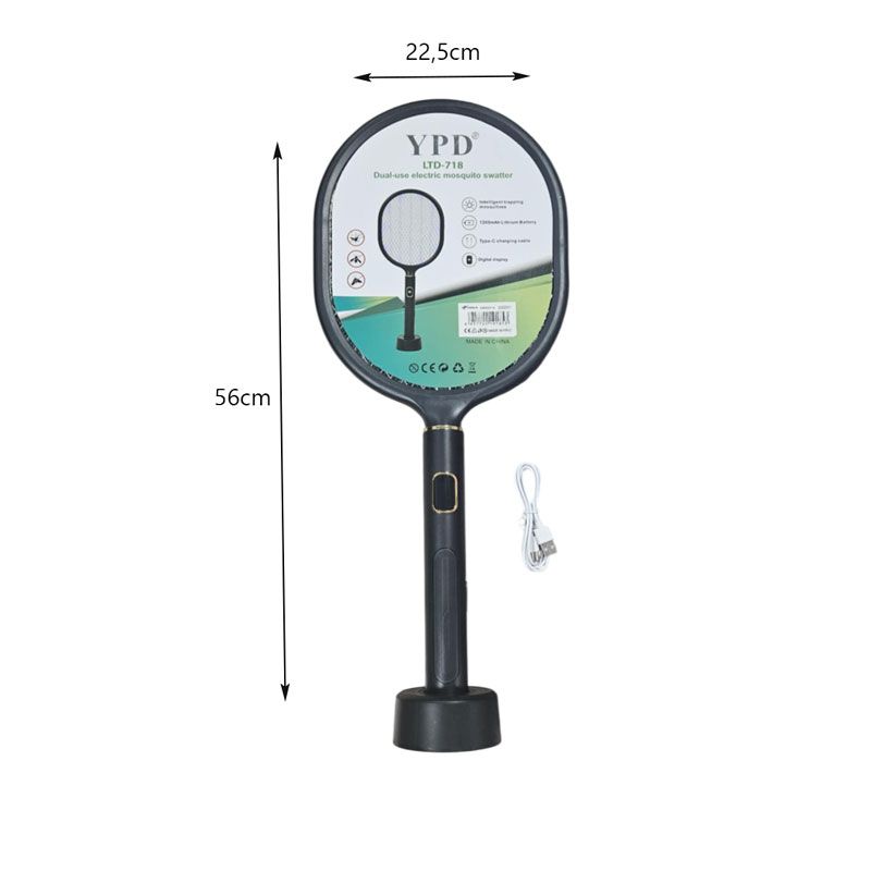 YPD Ηλεκτρική Ρακέτα Κατά των Κουνουπιών LTD-718 - Dual-use Electric Mosquito swatter YPD