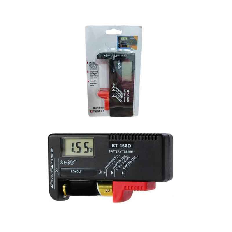 BT-168D Ψηφιακός μετρητής μπαταρίας Battery Tester με Πτυσσόμενη Υποδοχή OEM