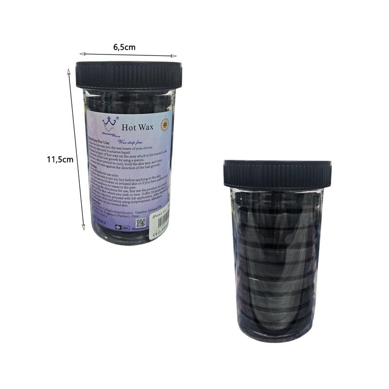 Αποτριχωτικό Κερί Ροδέλες Hot Wax σε Βαζάκι - Hot Wax Hair Removal Discs in Jar OEM