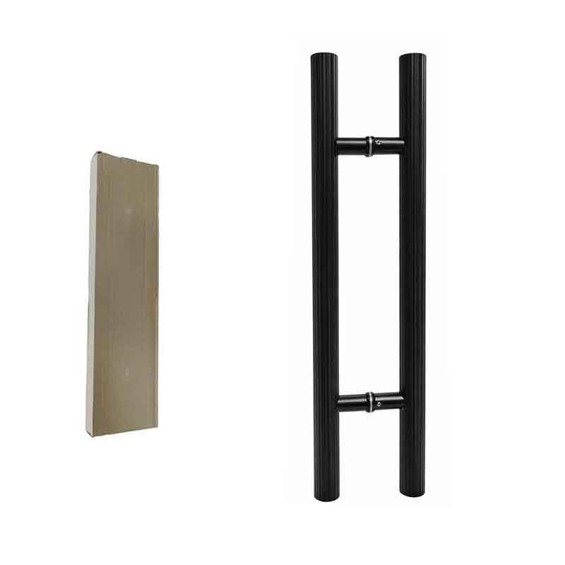 Λαβή Γυάλινης Πόρτας Λαβή Μαύρη 60cm – Black Door Handle OEM