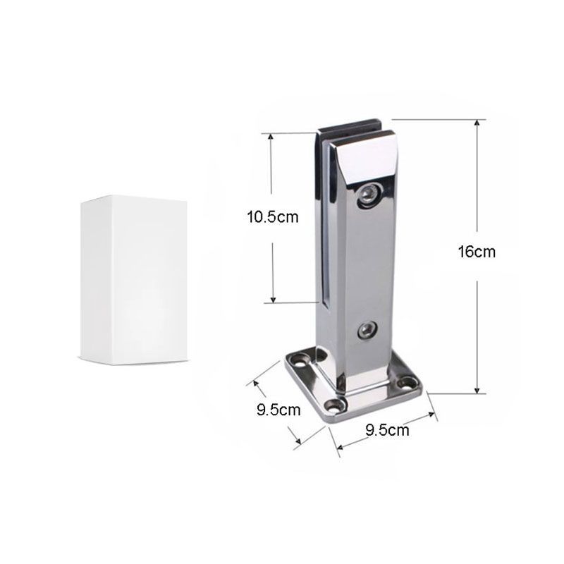 Βάση στήριξης γυάλινης πόρτας 16cm - Glass door support base OEM