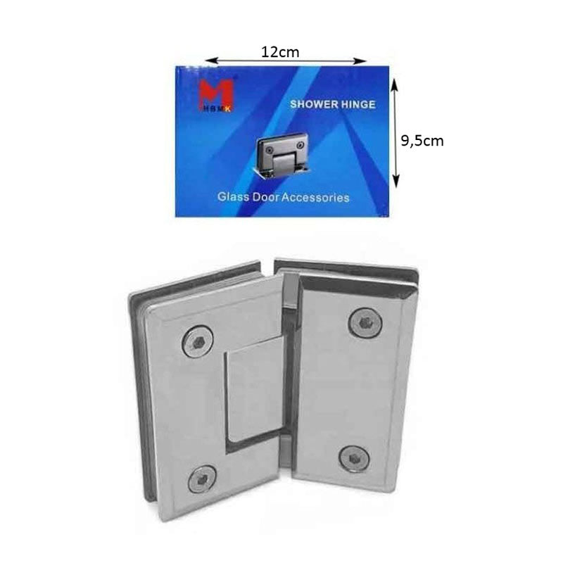 Μεντεσές γυάλινης πόρτας MHBMK - Glass door hinge OEM