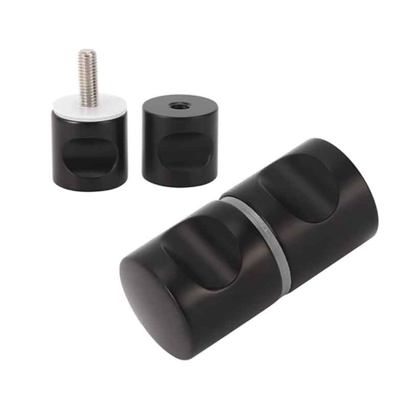 HBMK Μαύρη Χειρολαβή Πόρτας Τζαμιού - Black Glass Door Handle HBMM HBMK