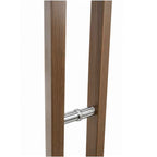 Λαβή Πόρτας Αλουμινίου με Σχέδιο Ξύλου 59.4cm – Aluminum Door Handle Wood Effect OEM