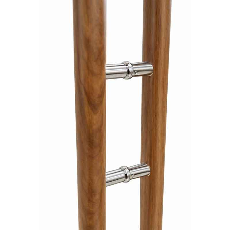 Λαβή Πόρτας Αλουμινίου με Σχέδιο Ξύλου 59.7cm – Aluminum Door Handle Wood Effect OEM