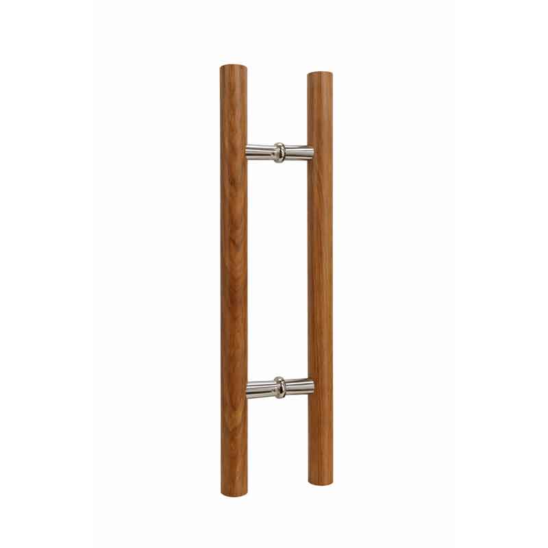 Λαβή Πόρτας Αλουμινίου με Σχέδιο Ξύλου 59.7cm – Aluminum Door Handle Wood Effect OEM
