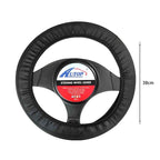 Universal Κάλυμμα Τιμονιού Αυτοκινήτου 38cm - Car Steering Wheel Cover - Κόκκινο - Μπλε OEM