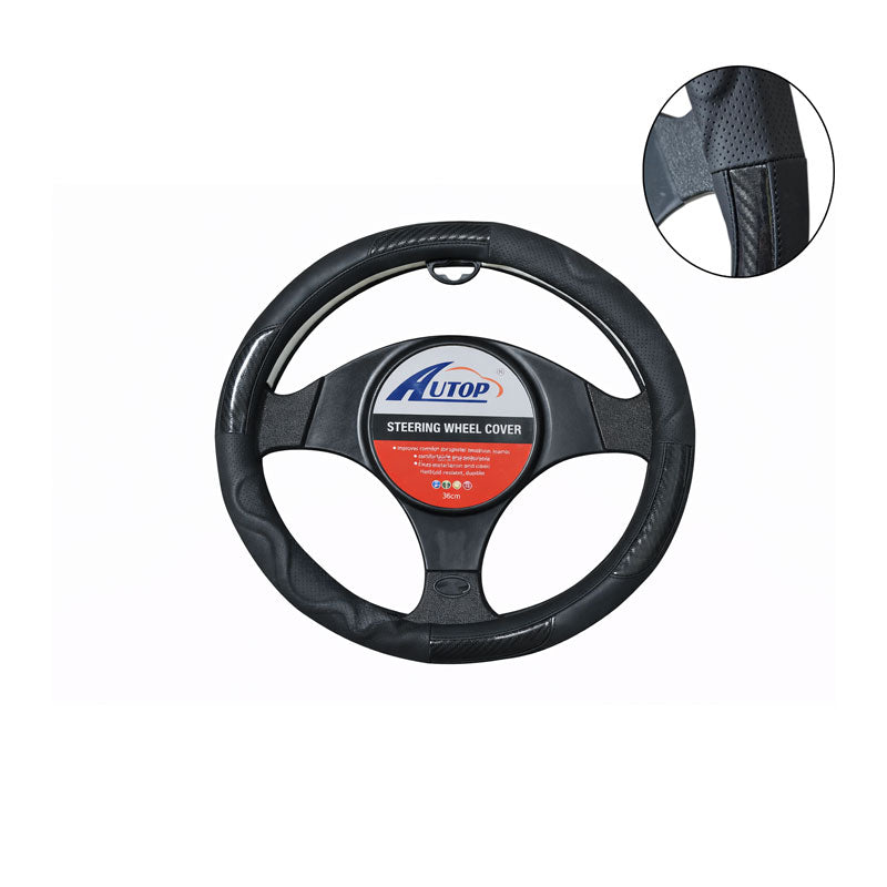Κάλυμμα Τιμονιού Αυτοκινήτου 38cm – Car Steering Wheel Cover - Κόκκινο - Μπλε OEM