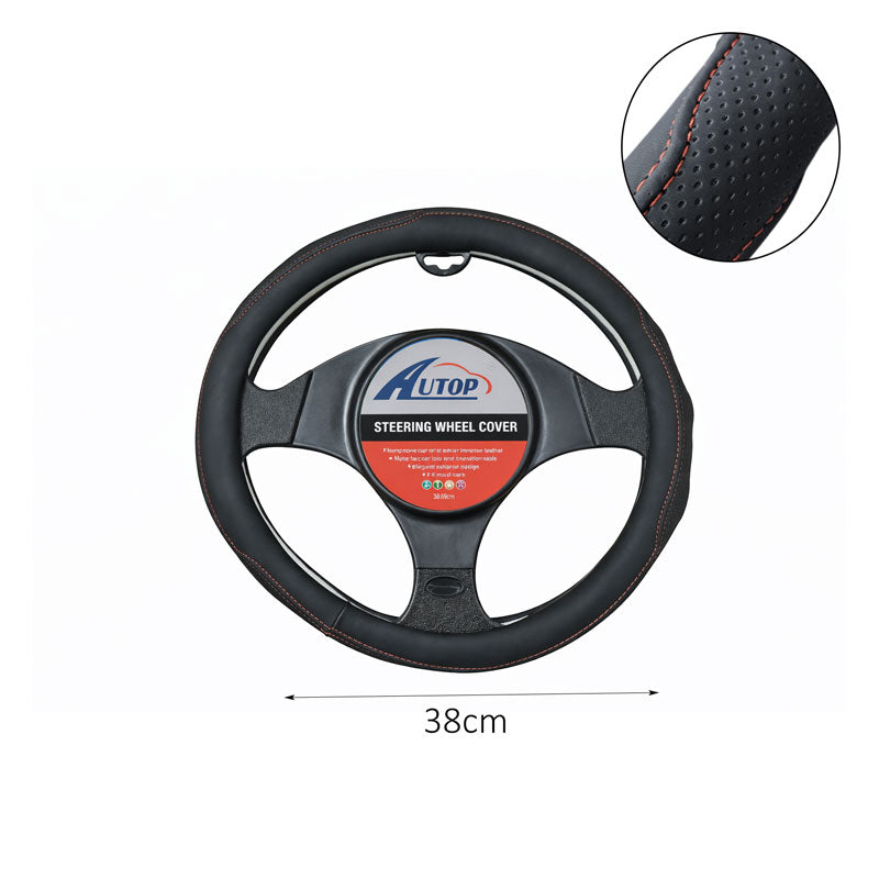 Κάλυμμα Τιμονιού Αυτοκινήτου 38cm – Car Steering Wheel Cover - Κόκκινο - Μπλε OEM
