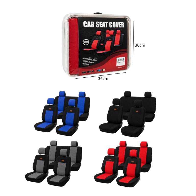 Καλύμματα Καθισμάτων Αυτοκινήτου Universal - Universal Car Seat Covers - Κόκκινο OEM