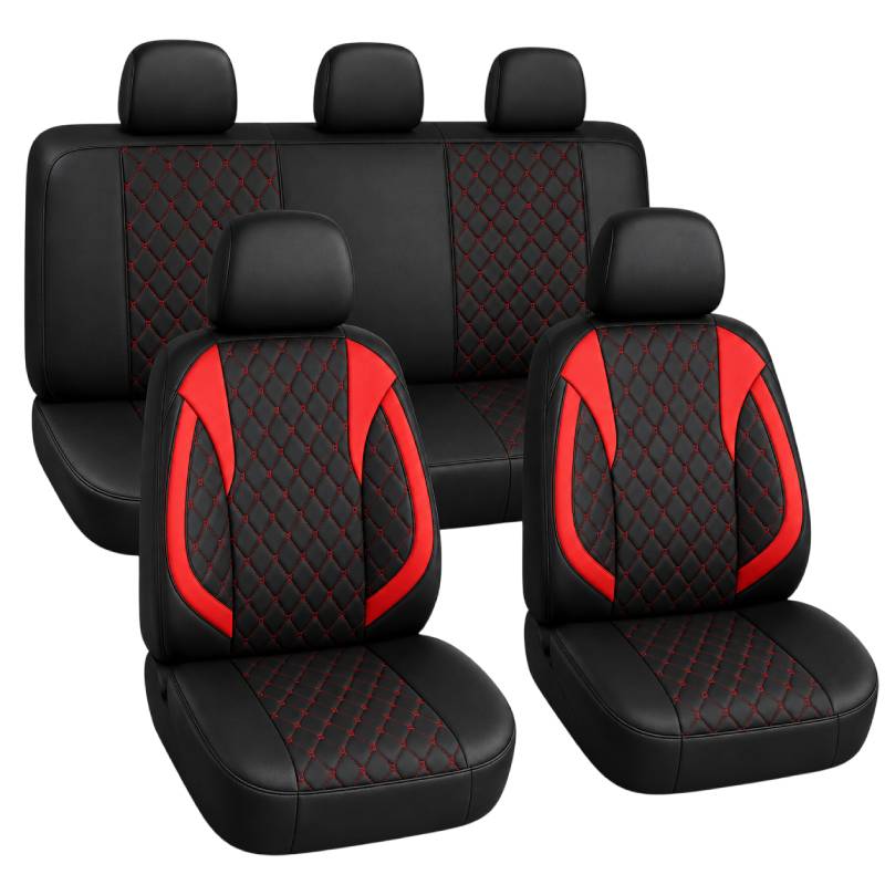 Καλύμματα Καθισμάτων Αυτοκινήτου Universal - Universal Car Seat Covers - Κόκκινο OEM