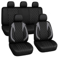 Καλύμματα Καθισμάτων Αυτοκινήτου Universal - Universal Car Seat Covers - Γκρι OEM