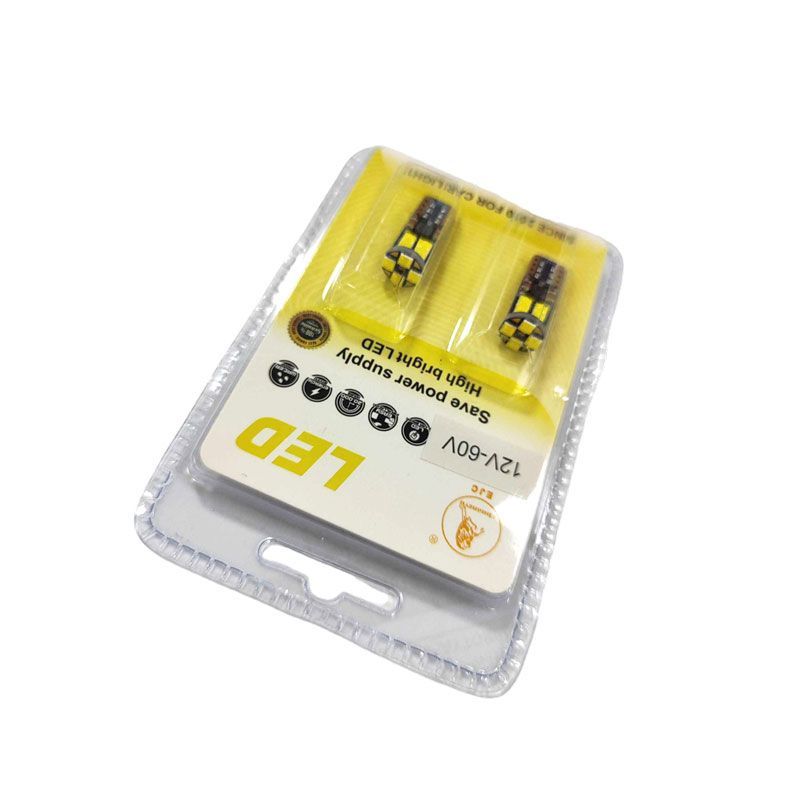 EJC Λάμπες Αυτοκινήτου Q3030-T10 12SMD 12-60V 2τμχ Canbus ψυχρό φως - LED light EJC