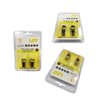 EJC Λάμπες Αυτοκινήτου Q3030-T10 12SMD 12-60V 2τμχ Canbus ψυχρό φως - LED light EJC