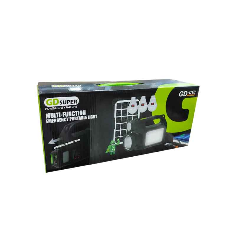 GDSuper Ηλιακό σύστημα φωτισμού 30W 28LED GD-C10 - Multi-Function Emergency Portable Light OEM