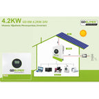 Υβριδικός Ηλιακός Μετατροπέας 4.2KW 24V GD Super με MPPT 100A - GD Super 4.2KW 24V Hybrid Solar Inverter with MPPT 100A OEM