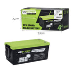 Μπαταρία Μολύβδου 12V 200Ah GD Super για Φωτοβολταϊκά Συστήματα GD-76 - GD Super 12V 200Ah Solar Battery OEM